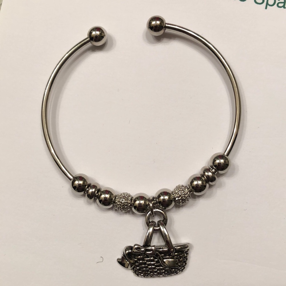 Longaberger basket charm bracelet